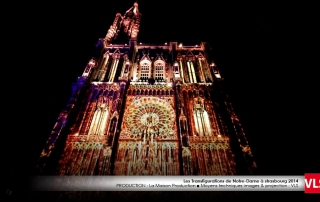 cathedrale strasbourg mapping 3D VLS