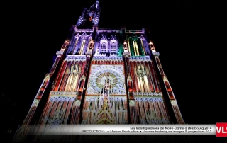 cathedrale strasbourg mapping 3D VLS