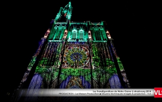 cathedrale strasbourg mapping 3D VLS