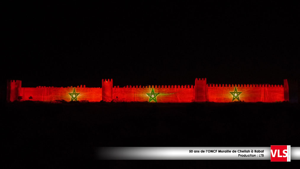 mapping_3D au Maroc sur la murail a Rabat