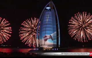 Burj al Arab mapping 3D Dubai VLS