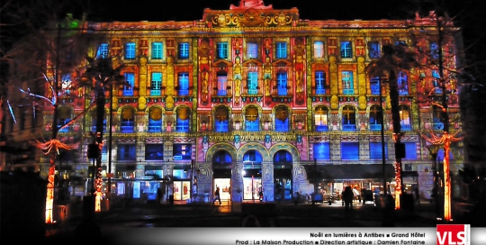 Grand Hotel Antibes mapping vidéo VLS