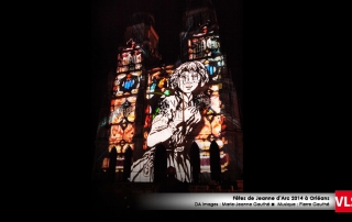 projection-mapping-3d sur cathédral Orléans