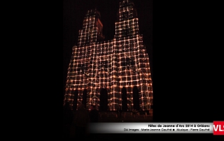 projection-mapping-3d cathédral Orléans