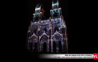 projection-mapping-3d cathédral Orléans VLS