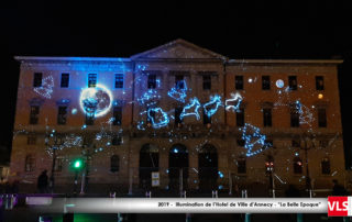 illumination mairie d'Annecy 2019