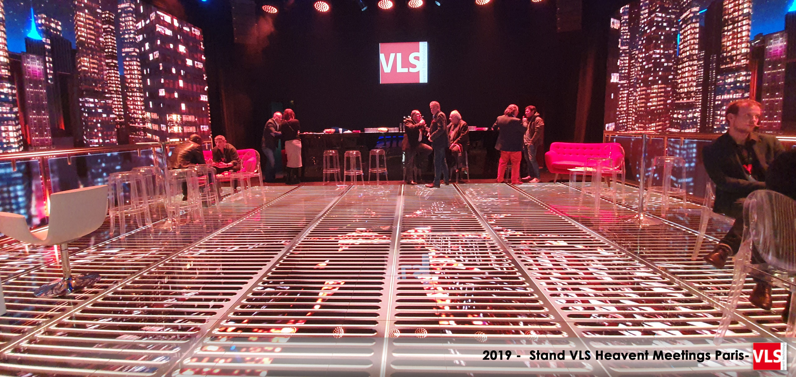 Heavent Paris 2019-Stand immersif LED VLS
