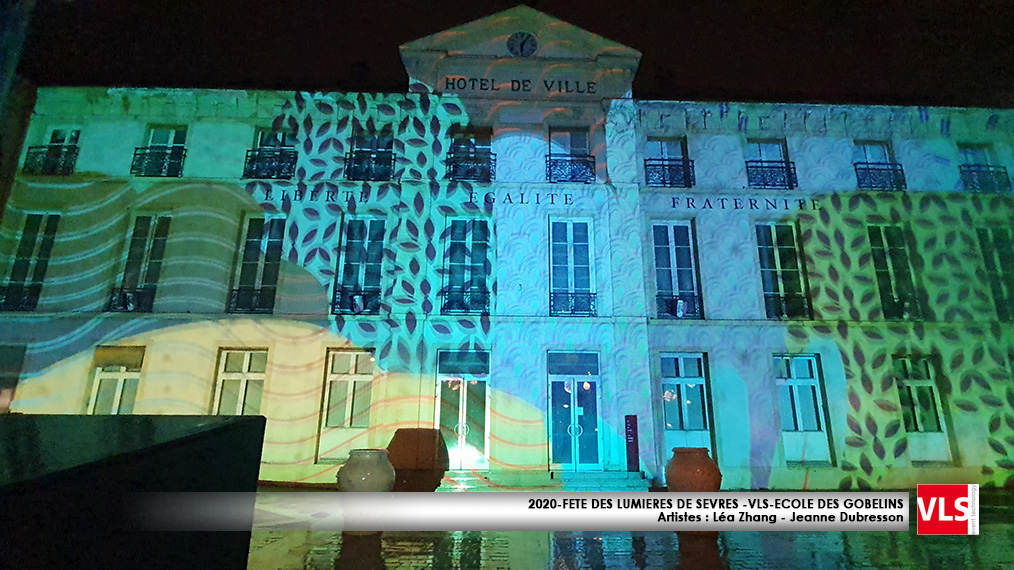 Mapping video fete des llumières de Sèvres 2020