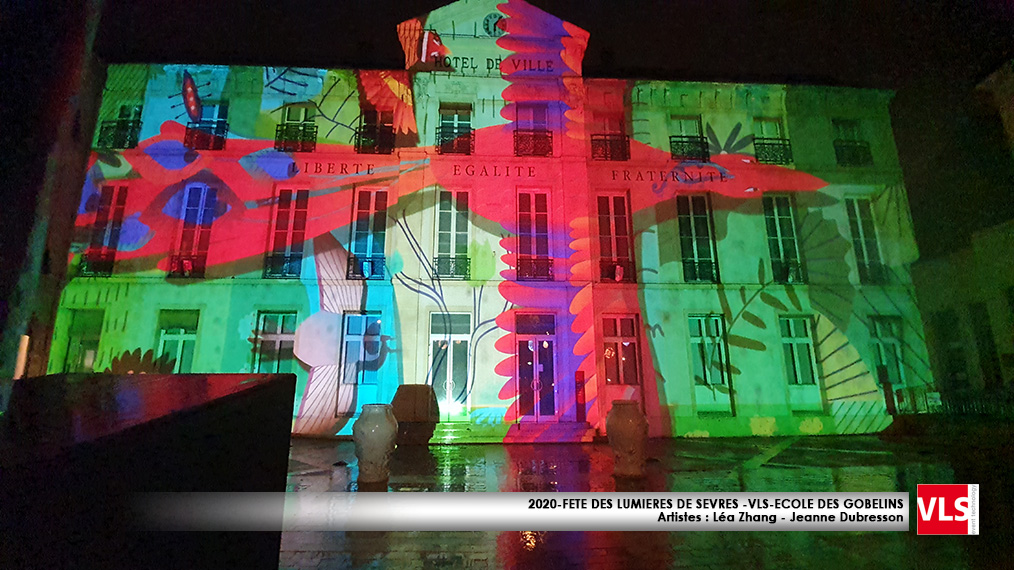 Mapping video fete des llumières de Sèvres 2020