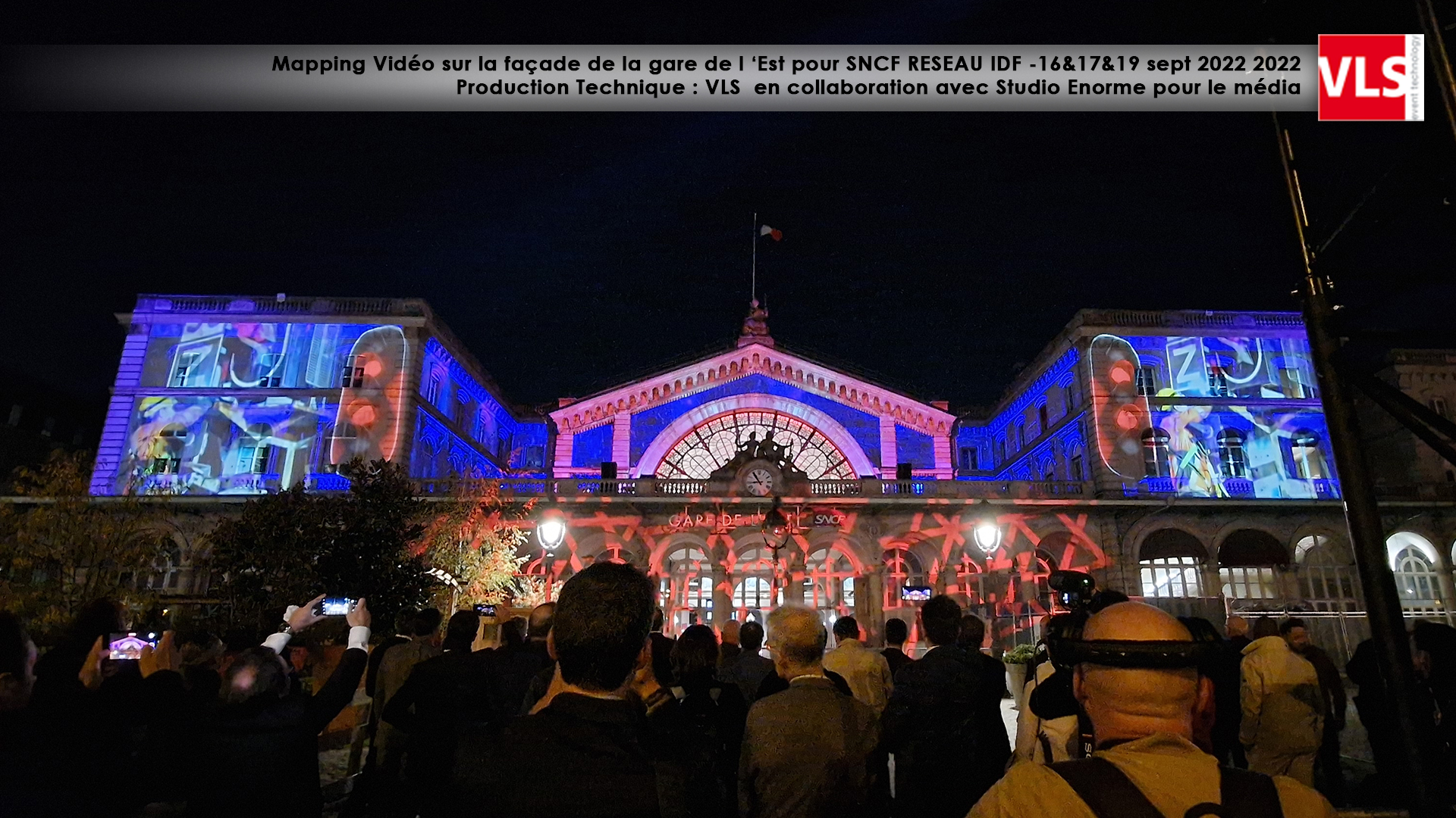 Mapping Video Gare de l Est SNCF RESEAU IDF