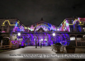 Mapping VLS Gare de l'Est SNCF RESEAU IDF Electrification ligne Paris Troyes