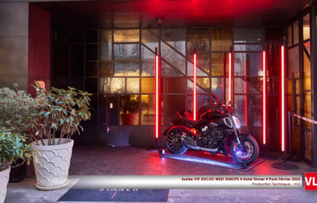 2023-Soiree-VIP-DUCATI-WEST-EUROPE #VLS #design Light Astera Hyperion Titan Pixel Brick PB15