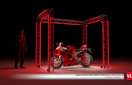 2023-Soiree-VIP-DUCATI-WEST-EUROPE #VLS #design Light Astera Hyperion Titan Pixel Brick PB15