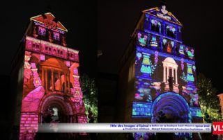 Epinal Fete des images sept 2022 mapping video son et lumière spectacle Luth aux enfers