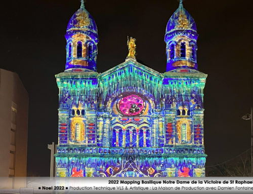 2022 Mapping de Noel -Basilique Notre Dame de la Victoire – Ville de St Raphael