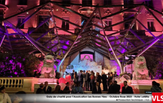 2023 Gala de charité Association Les Bonnes Fées Octobre Rose - Hotel Lutétia -Mur LED Design Light Son Syva