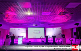 2023-congres-Onco-Hemato-Days-West-Hotel-de-Nantes-BMS-Production technique audiovisuel & décor VLS sous pleniere decoscratch tube astera titan