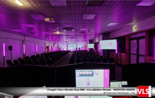 2023-congres-Onco-Hemato-Days-West-Hotel-de-Nantes-BMS-Production technique audiovisuel & décor VLS stand decoscratch tube astera
