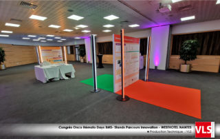 2023-congres-Onco-Hemato-Days-West-Hotel-de-Nantes-BMS-Production technique audiovisuel & décor VLS stand decoscratch tube hyperion astera